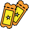 Traveling and tickets icon