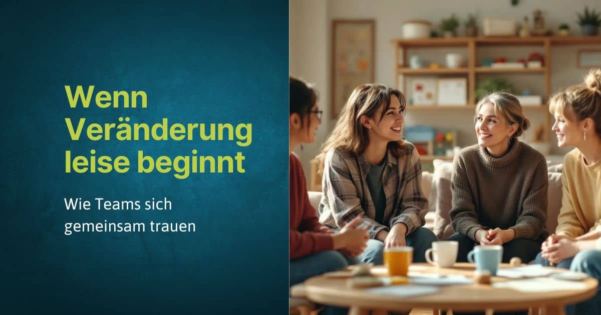 Veränderung fühlt sich zuerst komisch an und dann oft richtig